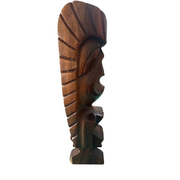 Vint1967 Hand-carved Tiki statue humanoid figures representing ancestral spirits - Picture 2 of 6